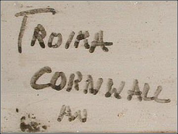 Troika Pottery - Chimney Vase Mark - Annette Walters