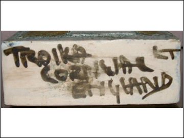 Troika Pottery - Chimney Vase Mark - Linda Taylor