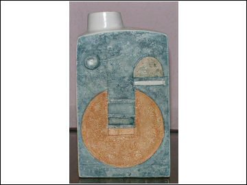 Troika Pottery - Chimney Vase - Penny Broadribb