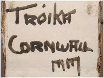 Troika Pottery - Rectangular Vase Mark - MM