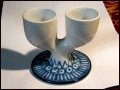 Troika Pottery - Printed Mark - Double Eggcup