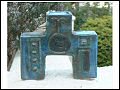 Troika Pottery - Printed Mark - Bridge Candle Holder