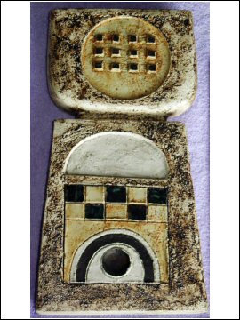 Troika Pottery - Louise Jinks - Double Base Vase