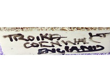 Troika Pottery - Linda Taylor - Slab Vase - Mark