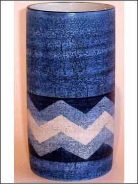 Troika Pottery - Cylinder Vase - Simone Kilburn