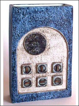 Troika Pottery - Slab Vase - Tina Doubleday