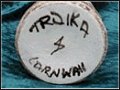 Troika Pottery - Cylinder Vase Mark - Avril Bennet