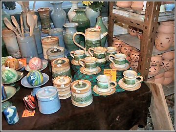 St Nectan's Pottery - coffee set